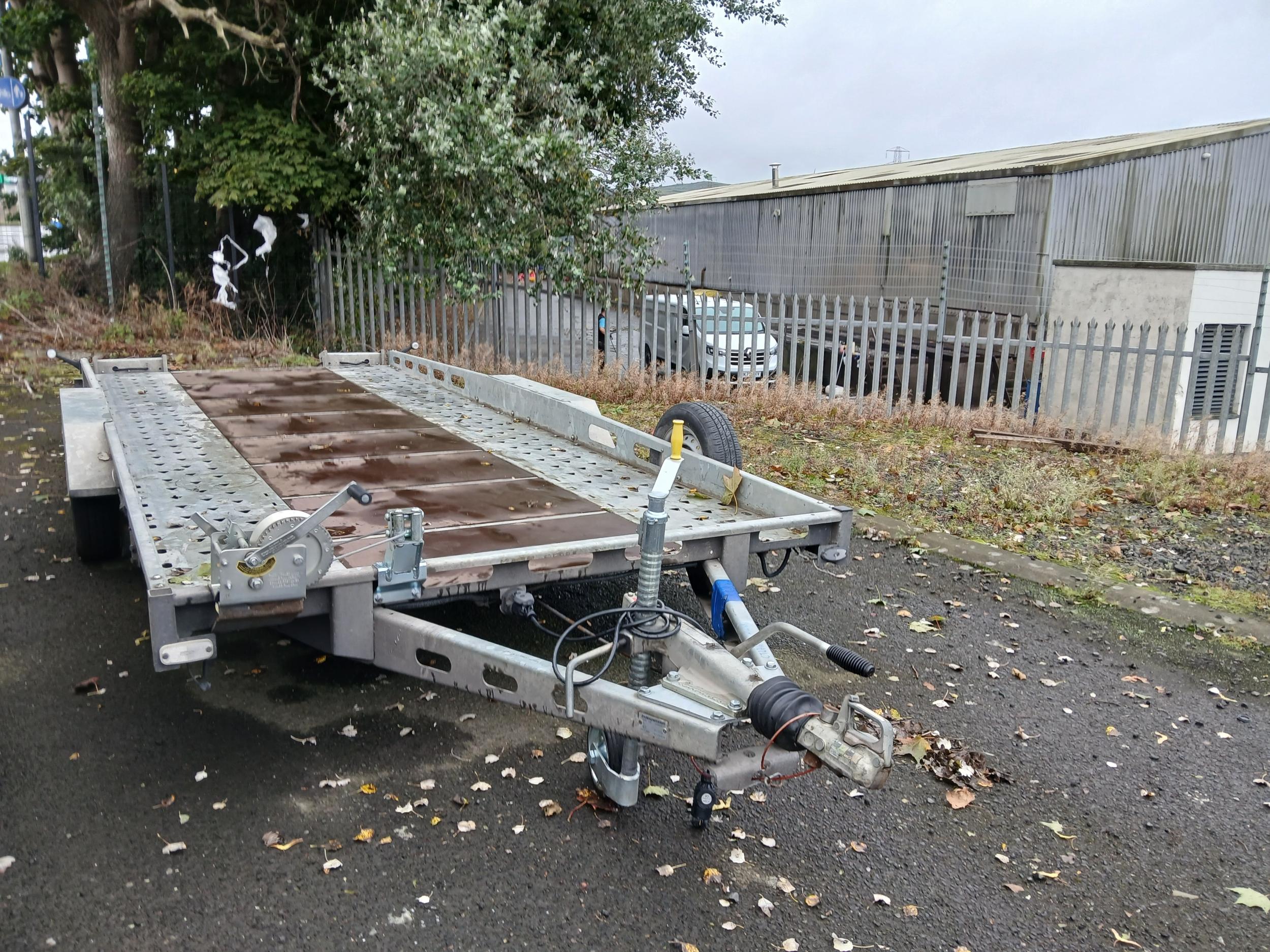 USED Fixed Bed Car Transporter Trailer